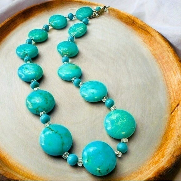 Blue Jadeite Necklace (18”) - Picture 5 of 8